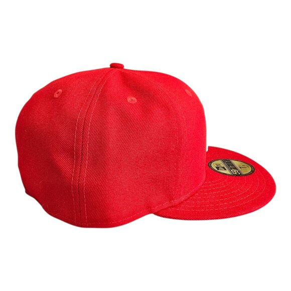 Perfect Game x New Era 59Fifty Baseball Cap Hat Red & White Fitted Size 7 5/8 - Picture 8 of 12